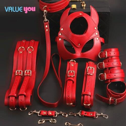 Erotic SM Set Bundle Bondage 7-piece Set Couple Flirting and Training Alternative Toys Adult Products