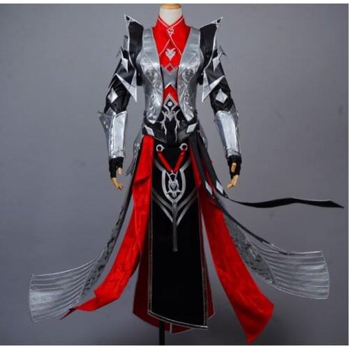 Jian Wang III Cosplay Hanfu He Meng Group Army Lady Adult Women Female Cosplay Hanfu Can customize 3XL 4XL super large size