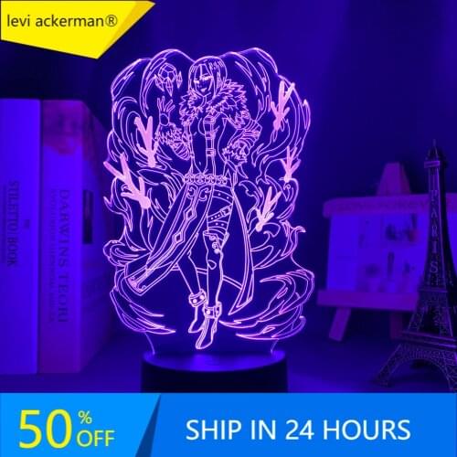 Anime The Seven Deadly Sins Merlin Led Night Light for Bedroom Decor Light Brithday Gift The Seven Deadly Sins 3d Table Lamp
