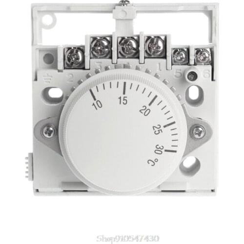 220V 6A Mechanical Room Thermostat Temperature Controller Air Condition and Floor Gas Boiler Heating N17 20 Dropship
