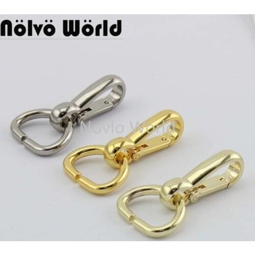 Nolvo World 5-20-100pcs 3 colors 54*22mm metal bag buckle dog collar buckle chain clasp 7/8" lobster swivel snap hook