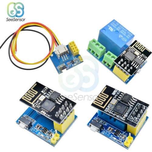 ESP8266 5V WiFi relay module DS18B20 DHT11 RGB LED Controller Things smart home remote control switch phone APP ESP-01 ESP-01S