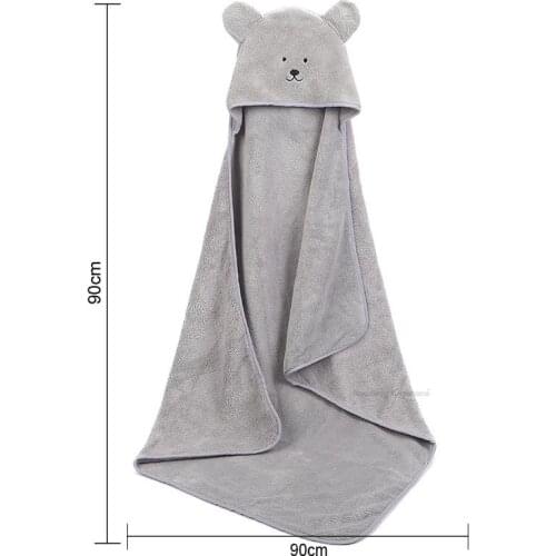 Toddler Baby Hooded Towels Newborn Kids Bathrobe Super Soft Bath Towel Blanket Warm Sleeping Swaddle Wrap for Infant Boys Girls