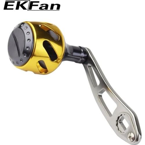 EKFan 35mm 8*5mm Hole Fishing Reel Handle Strong Aluminum Alloy Fishing Reel Rocker For Baitcasting Fishing Tackle Tools