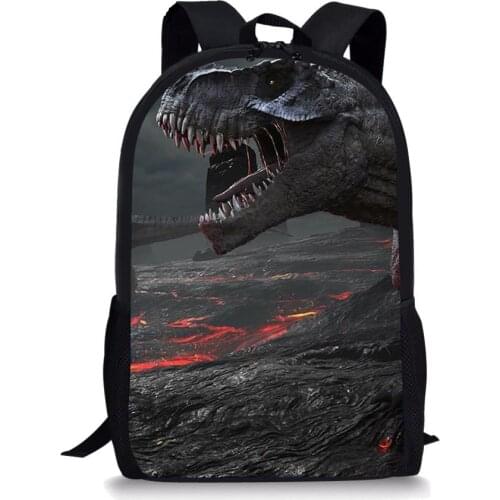 Dinosaur Tyrannosaurus Students Backpack for Boys Teenagers Backpack Travel Package Shopping Shoulder Bag Women Mochila