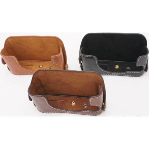 RX1RII Camera Video Bag Body Half Case Grip PU For Sony DSC-RX1RM2 RX1R II Digital Camera (incompatible with RX1R)