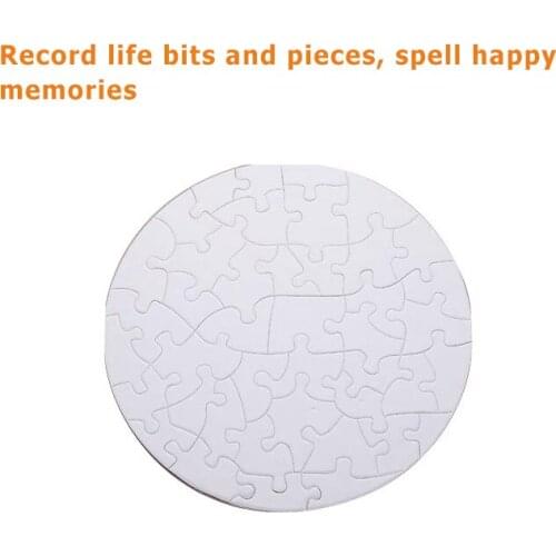 Heat Transfer Round Making Puzzle Pearlescent Puzzle Personalized Custom Heat Transfer Consumables