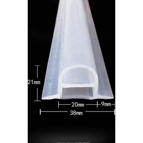 Kitchen Bathroom Shower Sink Bath Sealing Strip Transparent silicone Self adhesive Waterproof Wall sticker