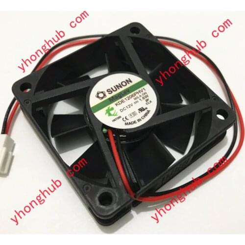 SUNON KDE1206PHV1 MS.A.GN DC 12V 1.6W 60x60x15mm Server Cooling Fan