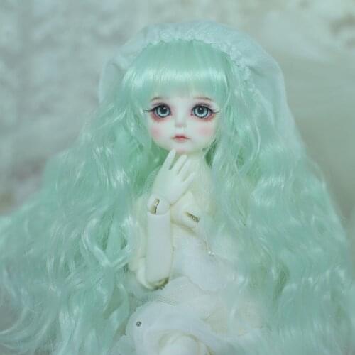 High temperature fiber hair BJD SD1/3 1/4 1/6 1/8 1/12 instant noodles roll doll wig 24 color