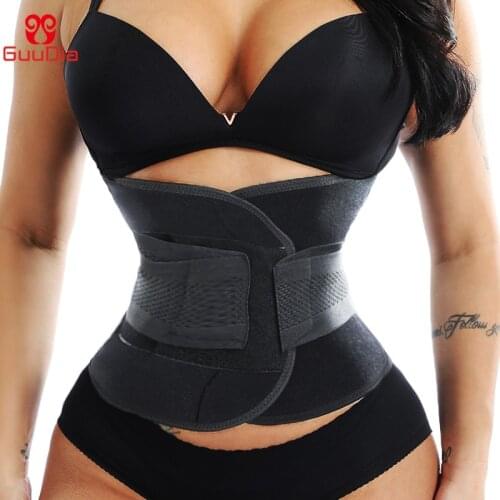 GUUDIA Waist Trainer Belt for Women Adjustable Cincher Trimmer Slimming Body Shaper Belt for Workout Fitness Sports Girdle