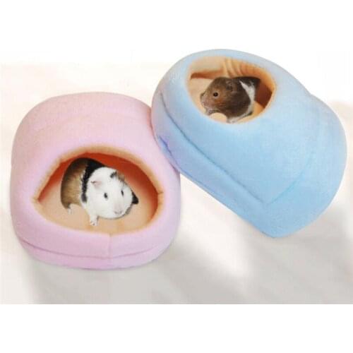 Winter Warm Pet Hamster Hammock Cage House Plush Soft Bed For Hamster Squirrel Little Mouse Mini Animal Living Nest