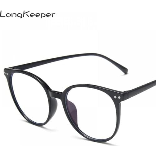 2021 Trend Office Anti Blue Light Oversized Glasses Women Men Optical Spectacles Frame Blue Light Blocking Eyeglasses Oculos