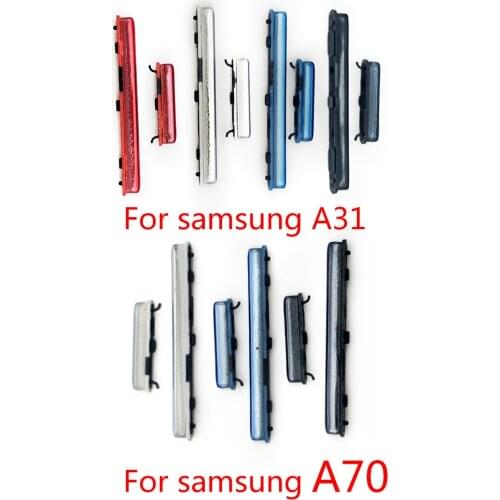 50Pcs/Lot，New For Samsung A31 A51 A70 A71 Side Power Key +Volume Button