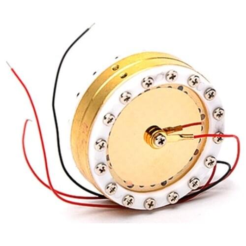 34mm dual side large golden diaphragm microphone capsule center wire