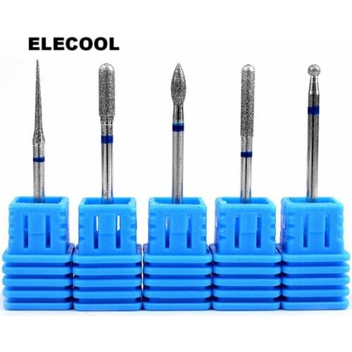 ELECOOL New Tungsten Steel Nail Drill Bits Milling Cutter Nail Art Reshape Accessories Nail Polish Supplies Manicure Nail Set