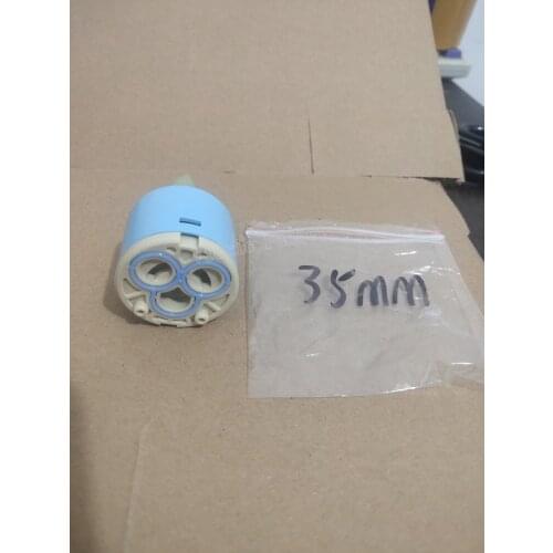 Hot hot 35mm flat foot high flow anti-hot ceramic spool manufacturers temperature control faucet spool accessories