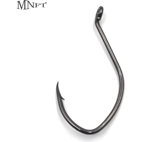 MNFT 50PCS 10/0# High Carbon Steel Black Nickle Catfish Hook Sharp Crank Hook Jigging Sea Fishing Hooks