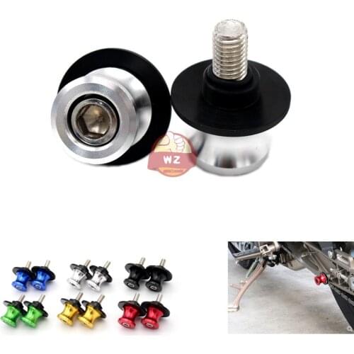 For Honda CBR250R CBR-250R motorcycle accessories CNC aluminum M8 rear swing wing shaft sliding screw retainer 2011 to 2013 2012