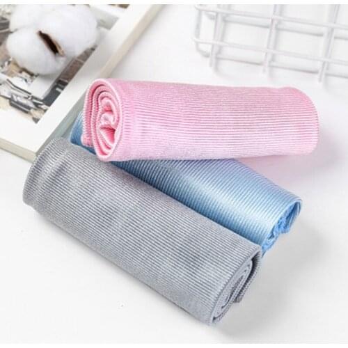 No Trace Absorbable 3 Size Soft Microfiber No Lint Window Car Rag Cleaning Towel Kitchen Cleaning Cloth Wipes Wipe Glass Cloth