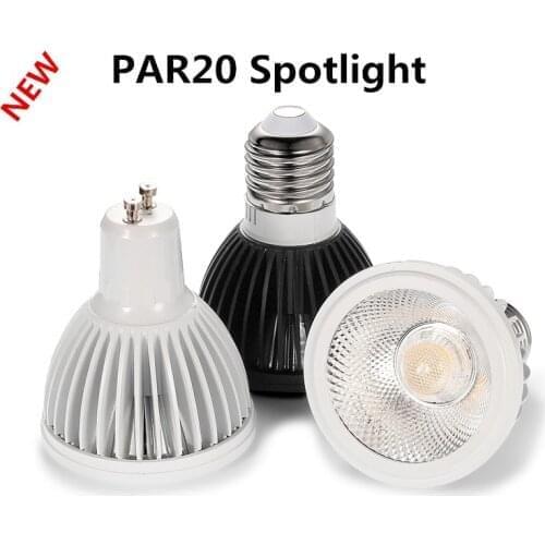 New LED COB PAR20 Bulb 220V 110V dimmable E27 GU10 15W bulb LED P20 Spotlights Lamps Pure White/Warm White/Cold White Spotlight