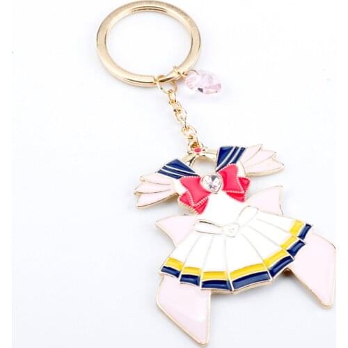 New Keyring Keychain Cute Anime Cartoon Jewelry Creative Key Chains Car Bag Key Ring Holder Cosplay