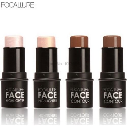 By ems or dhl 100pcs Focallure New Designed High Quality Shimmer Shadow Light Bar High Bar High Silhouette Light Cream