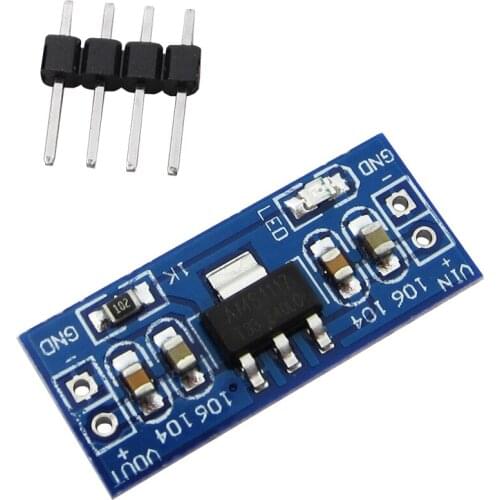 10PCS/LOT AMS1117 4.5-7V turn 3.3V DC-DC Step down Power Supply Module Raspberry pi