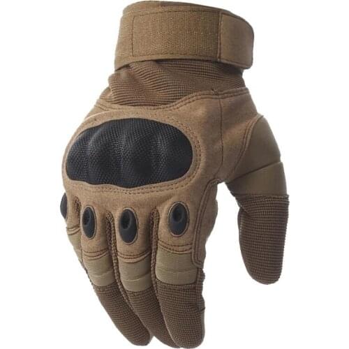 Touch Screen Tactical Gloves Men Carbon Shell Anti-skid Airsoft Paintball Gloves Full Finger SWAT Combat Military Black Gloves