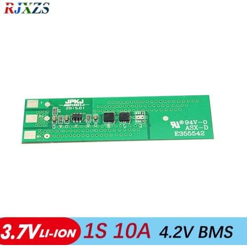 2PCS/alot 1S 3.7V 10A BMS PCM li-ion battery protection board for electric tools with high current