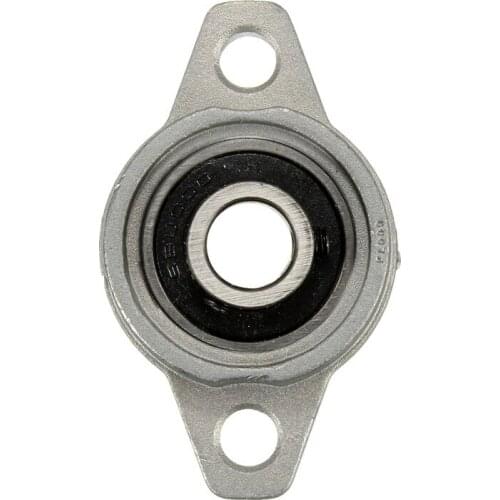 2pc/Set KFL000 Pillow Block Bearing Pillow Block Bearing 10mm Bore Diameter Flange Bearings Zinc Alloy Machine Parts