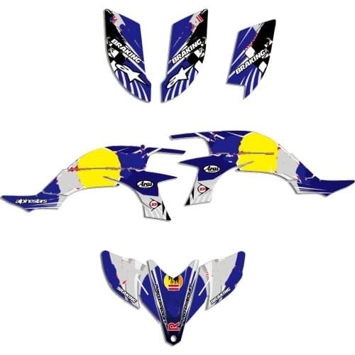 3M Graphics Backgrounds Stickers Decals for Yamaha YFZ450R YFZ450 YFZ 450R YZF 450 R ATV