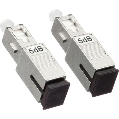 5pcs/bag SC/UPC Male to Female Singlemode Fiber Optical Attenuator 2dB 3dB 5dB 7dB 10dB 15dB Fixed Optical Attenuation