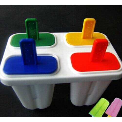 50sets/lot EMS FAST ! Ice cream maker Popsicle lattice of ice-cream ice cream plastic popsicle molds ice box