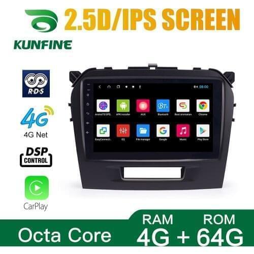 Car Stereo for SUZUKI Vitara 2015-2019 Octa Core Android 10.0 Car DVD GPS Navigation Player Deckless Radio Headunit