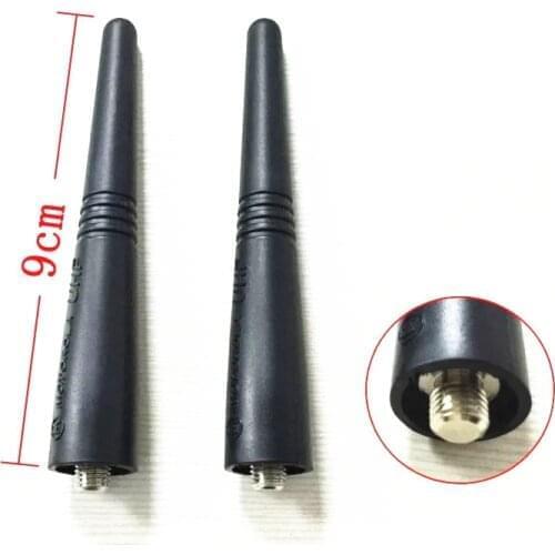 Short 9cm rubber whip antenna UHF 400-470mhz for Motorola HT750 GP328 GP344 GP388 GP340 GP580 PRO5150 EP450 PTX760 GP388 etc