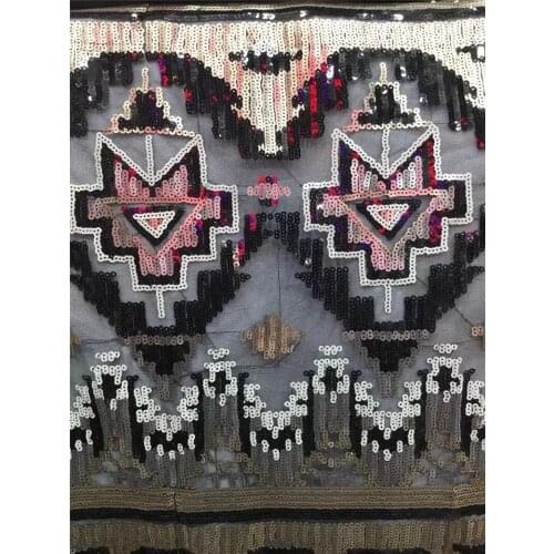 Pretty high quality sequins lace fabric YG-643 French net lace fabric with Special african tulle lace fabric