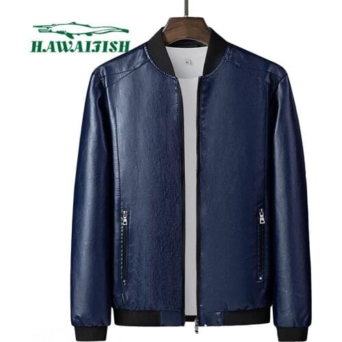 Mens Leather Jackets Mens PU Leather Jackets 2021 New Fashion Korean Style Slim Thin Jacket Mens Clothing Faux Fur Coats