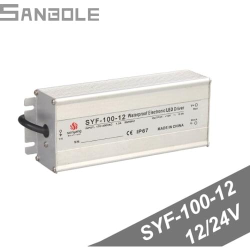 Outdoors Waterproof Electronic LED Driver Multigroup Output Switching Power Supply Metal Shell Monitor Engineering Equipment