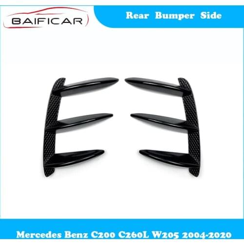 Baificar Brand New Rear Bumper Side Tail Wind Knife A Set for Mercedes Benz C200 C260L W205 2004-2020