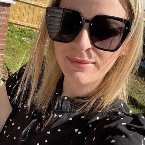 Oversize PC Frame Women Sunglasses Men Eyeglasses Luxury Designer Gafas Mirror Female Eyewear oculos feminino Glasses Trend