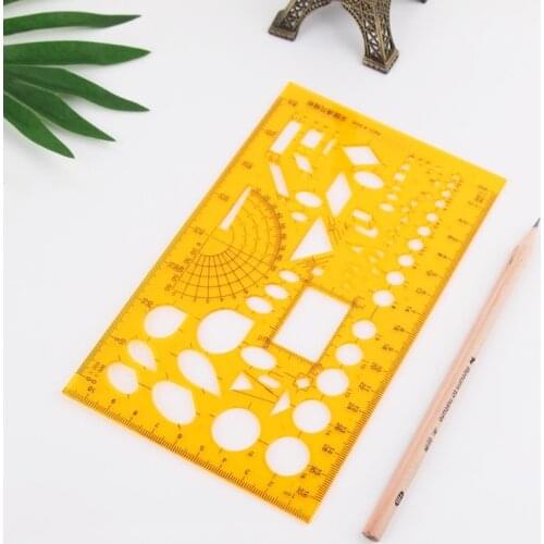 Ellipse Oval Template Geometry College Math Measuring Tool Stencil Ruler Student