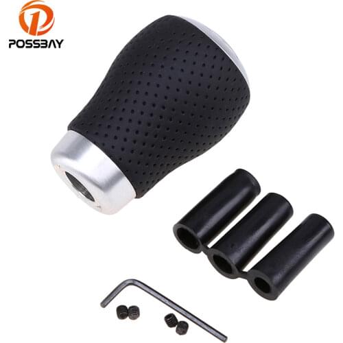 POSSBAY 5 Speed For Mazda Renault VW Bora Ford BMW Peugeot Universal Car Gear Shift Knob Shifter Lever Manual Transsmission