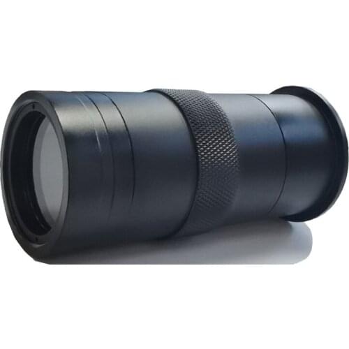 Industry Class Microscope Camera C-Mount Lens 100X Camera Magnifier Magnification Adjustable Zoom Eyepiece Magnifier