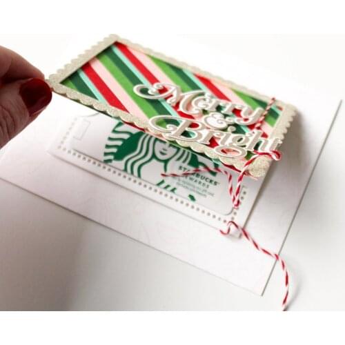 Mmao Crafts Metal Steel Cutting Dies New Gift Card Holder Envelope Scrapbooking Paper/photo Cards Embossing Dies