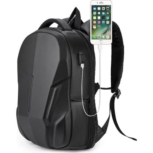 Men Multifunction Hard Shell 15.6 Inch Laptop Backpack Waterproof Oxford Business Rucksack Notebook Bag Pack Travel For Male