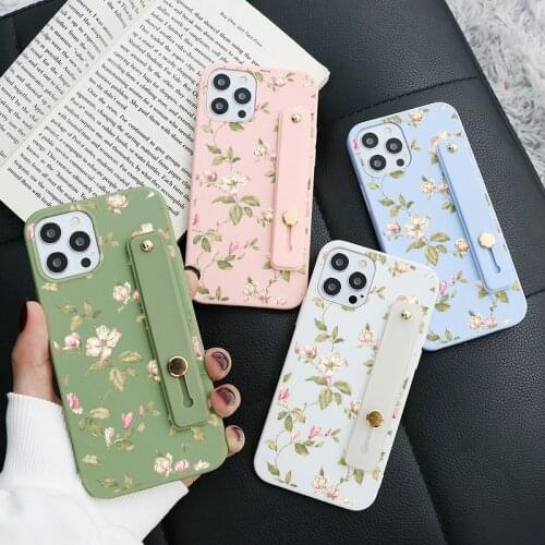 Silicone Case For Samsung Galaxy A21S A50 A31 A41 A70 A51 A71 A52 A32 A12 A02S S21 S20 FE Ultra S8 S9 S10 Plus Wrist Strap Cover