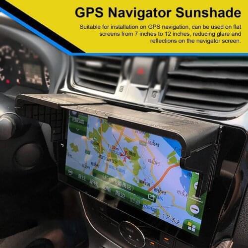 GPS Navigation Sun Shade Visor Cover Anti-glare Protection Vision Universal Auto Interior Accessories