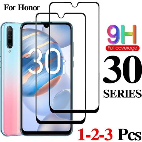 Glass On Honor 30i 30 i Mobile Phone Accessories For Huawei Honor 30 S 30s 9D Tempered Glas Honor30i Honor30s Protection Film 9H