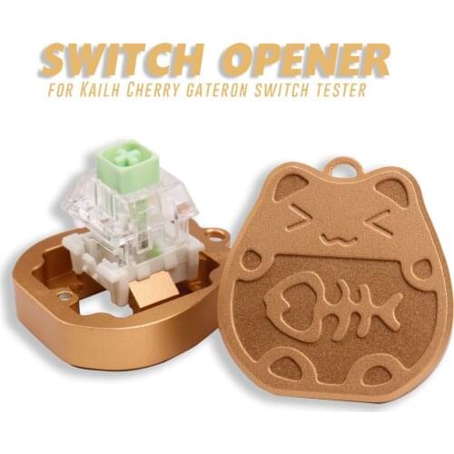 1/PCS Switch Opener Tester Magnetic Metal CNC Axis Switches Opener Customized For Cherry Kailh Gateron Mechanical Keyboard